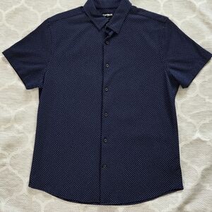 Express Blue Casual Button Down Shirt   Men                               Size M